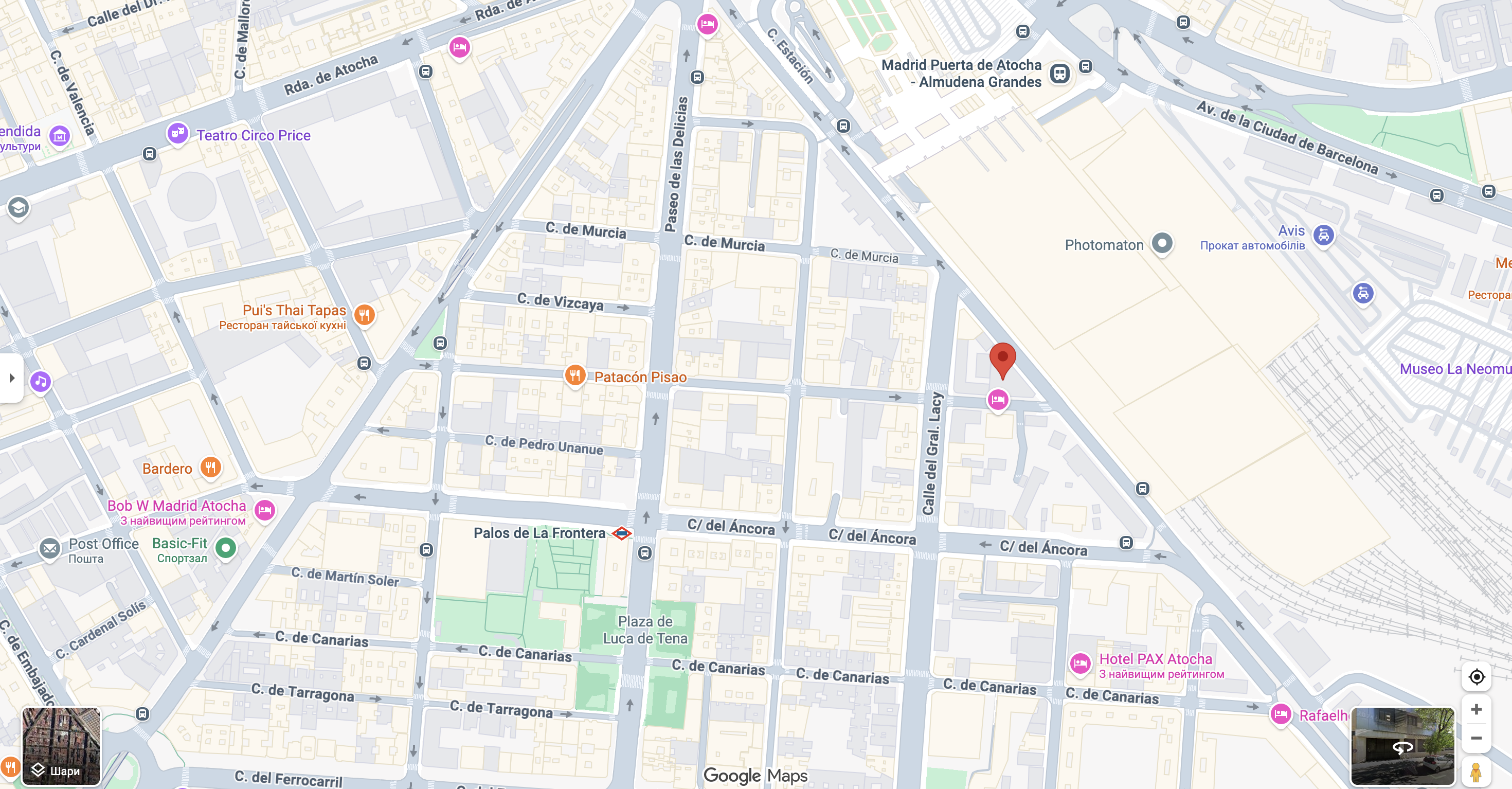 Карта офиса Family Van Rent